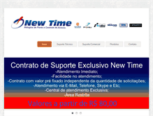 Tablet Screenshot of newtimenet.com.br